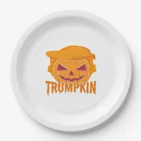 Trumpkin Classic – Pumpkin President Style Paper Plates