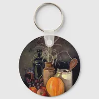 Autumn Decorations on Table Keychain