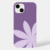 Lavender Purple Daisy Case-Mate iPhone 14 Case