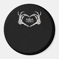 Wizard Classic - Skeleton Hands Heart Magnet