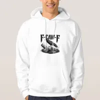 Gothic Funny F Caw F Crow Aesthetic Casual Look Hoodie