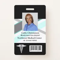 Doctor or nurse Name Badge Scanner Code