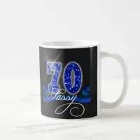 Sassy Seventy Sparkle Coffee Mug