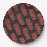 Any occasion Lobster Bake/Boil rustic backyard Paper Plates