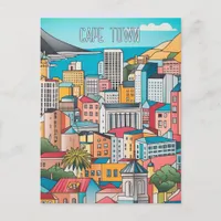 Cape Town South Africa Travel Postcard