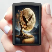 Golden Eagle in Willow Tree Zippo Lighter