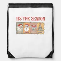 Tis Seasoning Crawfish Boil Seafood Party Lobster Drawstring Bag