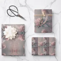 Blossoming Serenity Ethereal Pink Fantasy Art Wrapping Paper Sheets