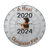 2020 - 2024 A real dumpster fire Dart Board