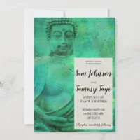 Peaceful Zen Buddha Invitation