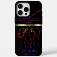 Celebrating love with playful women lingerie on a iPhone 16 pro max case