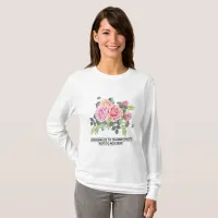 Custom Personalize Photo Artwork Women's Floral T-Shirt