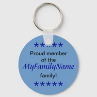 Keychain - Proud Member of the Family