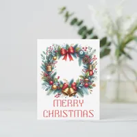 Wreath Christmas Card