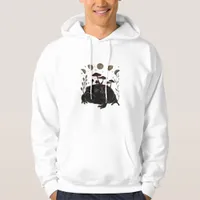 Academia Moon Witchy Goblincore Aesthetic Frog Cla Hoodie