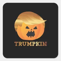 Halloween Trumpkin Square Sticker
