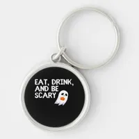 Eat Drink And Be Scary Halloween Spirit Keychain
