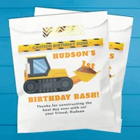 Construction Birthday Favor Bag – Yellow Dump 