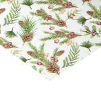 Pretty Pine Cones and Cuttings Botanical Tissue Paper