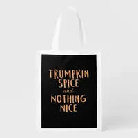 Trumpkin Spice  Nice  Grocery Bag