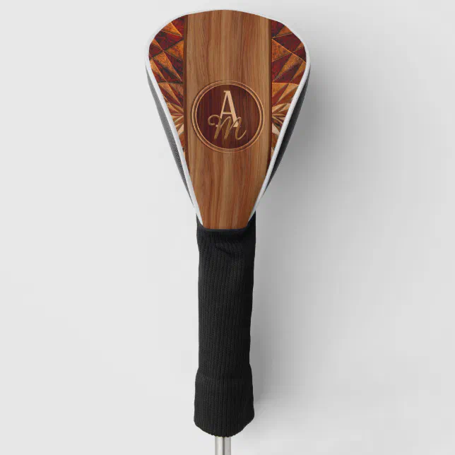 Wood Pattern Golf Head Cover