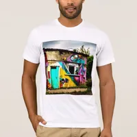 Beauty in Destruction  Colorful Graffiti Abandoned T-Shirt