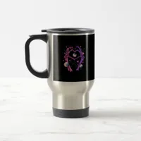 Heart Skeleton Hands - Halloween Pastel Goth Eyeba Travel Mug