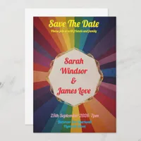 Rainbow Wedding Invitation