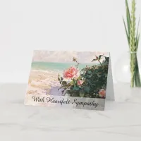 *~* TV2  Roses Beach  Sympathy Love Light Card