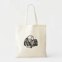 Till Death Do Us Part Classic – Spooky Skeleton Sl Tote Bag
