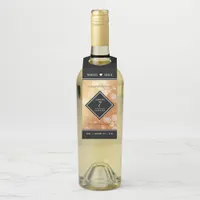 Elegant 7th Copper Wedding Anniversary Bottle Hanger Tag