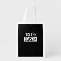 Football Tis The Season Football Season Grocery Bag
