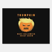 Trumpkin Make Halloween Great Again Fitted Sign
