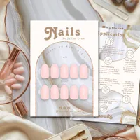 Agate Stone Marble Nail Packaging Display Card