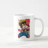 Vintage Valentine For Son Coffee Mug