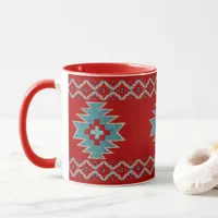 Southwest Mesas Red & Turquoise Mug