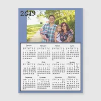 Personalized 2019 Family Photo Magnet Calendars