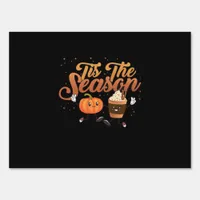 Retro Fall Tis The Season Sign