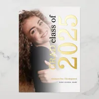 Photo Grad 2025 Gold Real Foil Announcement