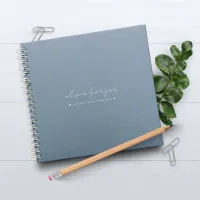 Dusty Blue Letters to My Daughter Memory Keepsake Notebook