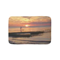 Sunset and Surfboarding Bath Mat