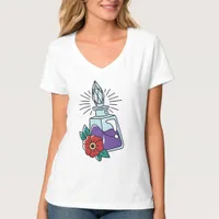 Potion Bottle and Flower T-Shirt