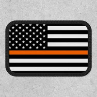 Thin Orange Line American Flag Patch
