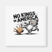 No Kings In America Classic Retro Graphic Magnet
