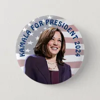 Kamala Harris for President 2024 | Vote Kamala! Button