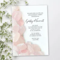 Pink Rose Quartz Engagement Party Invitation