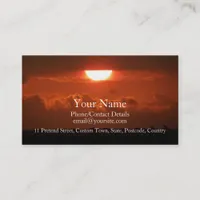 Sunset Silhouette BUSINESS CARD