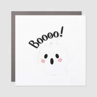 A Cute White Boo Creative Casual Car Magnet
