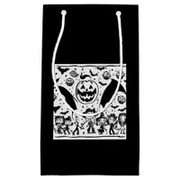 black and white fiesta small gift bag