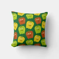 Hottie Bell Peppers Throw Pillow